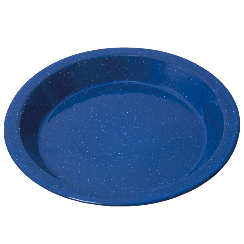 26cm Enamel Deep Plate - Navy