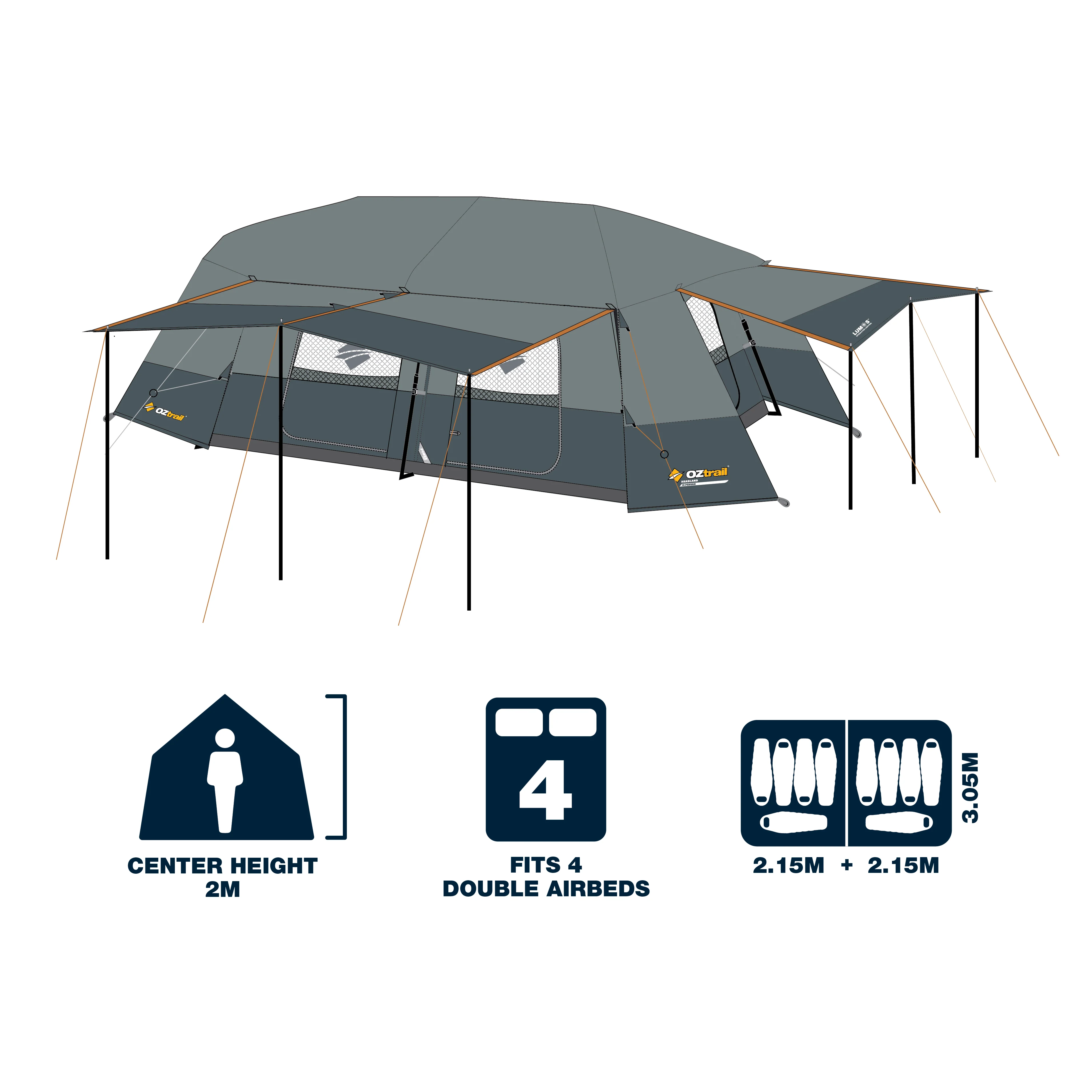Fast Frame Headland 10P Tent - Image 3